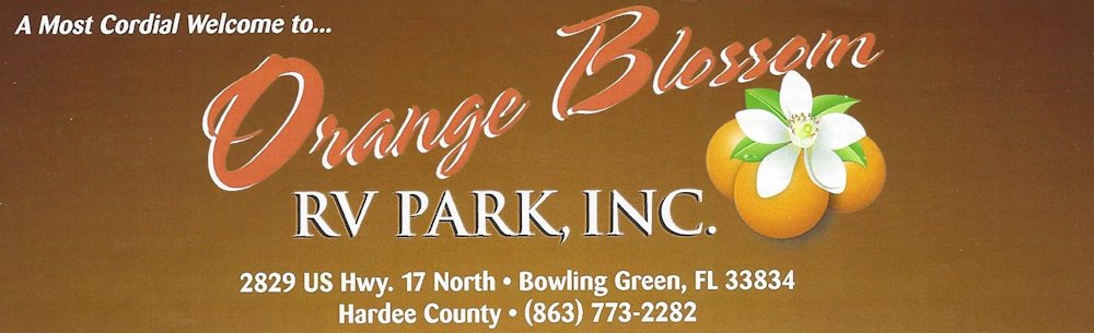 Orange Blossom RV Park, 2829 US Hwy 17 North, Bowling Green, FL 33834, Hardee County, 863-773-2282
